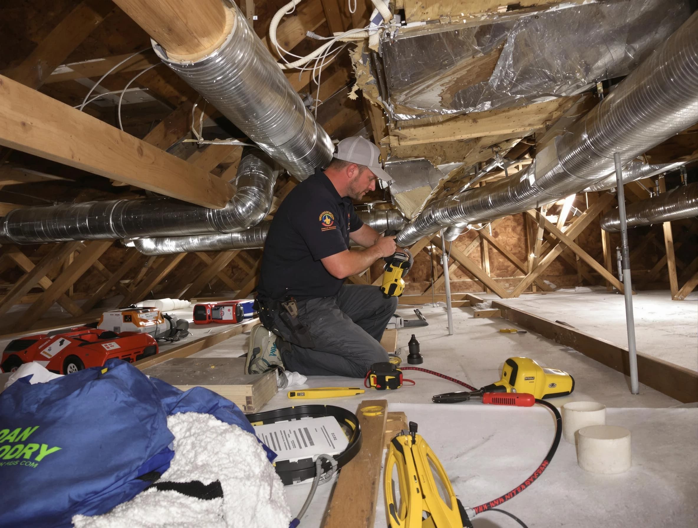 Professional air duct repair by Harrison Air Duct Cleaning in Harrison