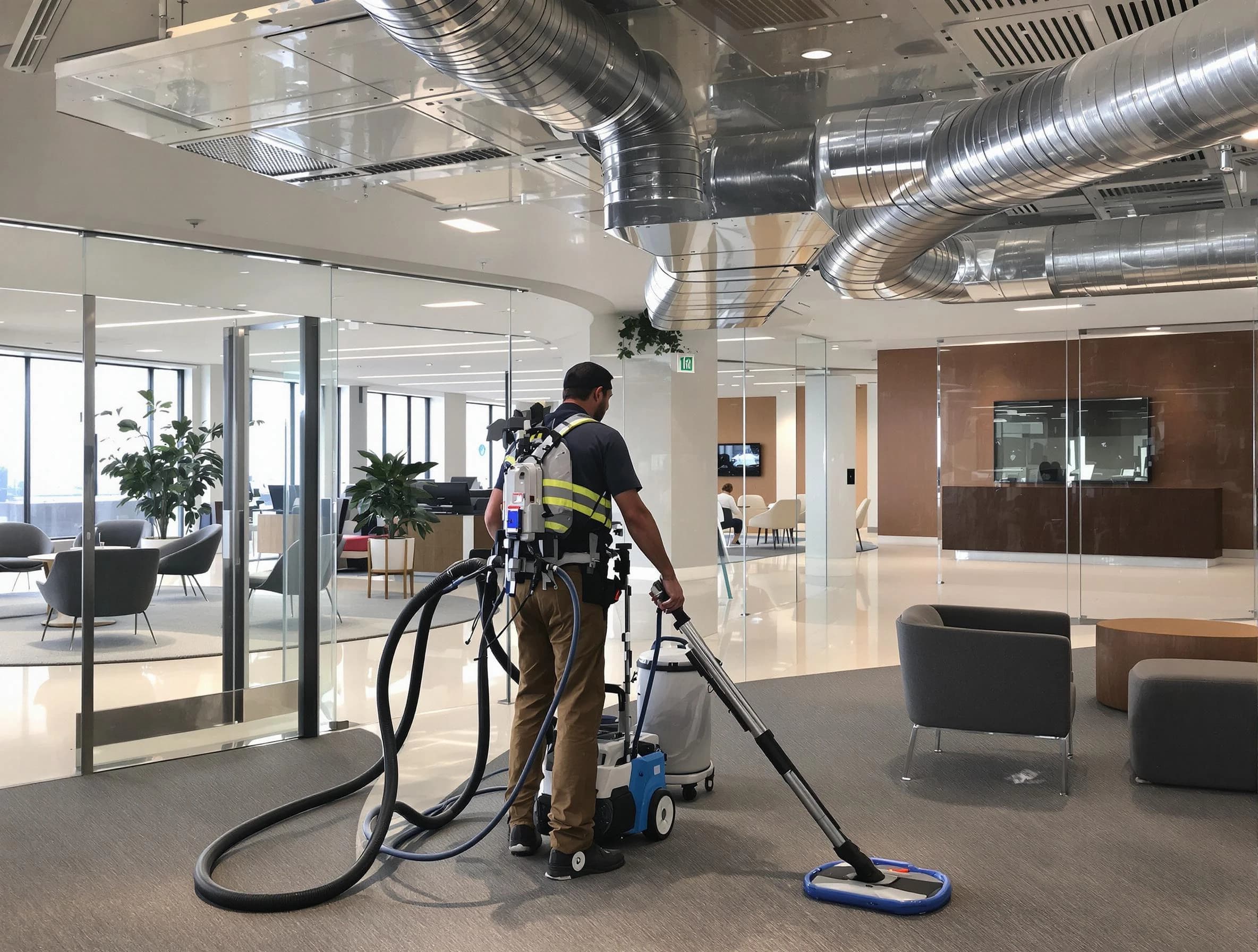 Commercial duct cleaning service by Harrison Air Duct Cleaning in Harrison