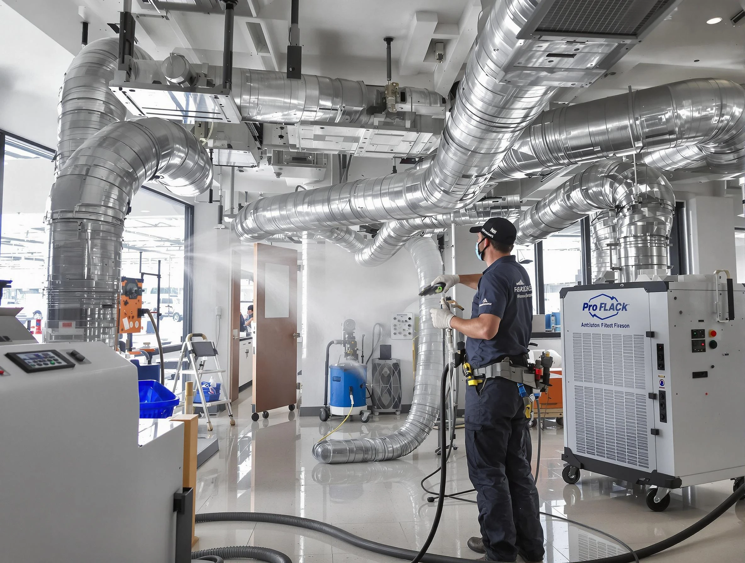 Negative Pressure Air Duct Cleaning in Harrison